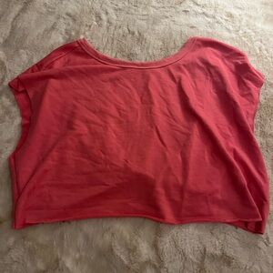 & Other Stories Coral Crop Top